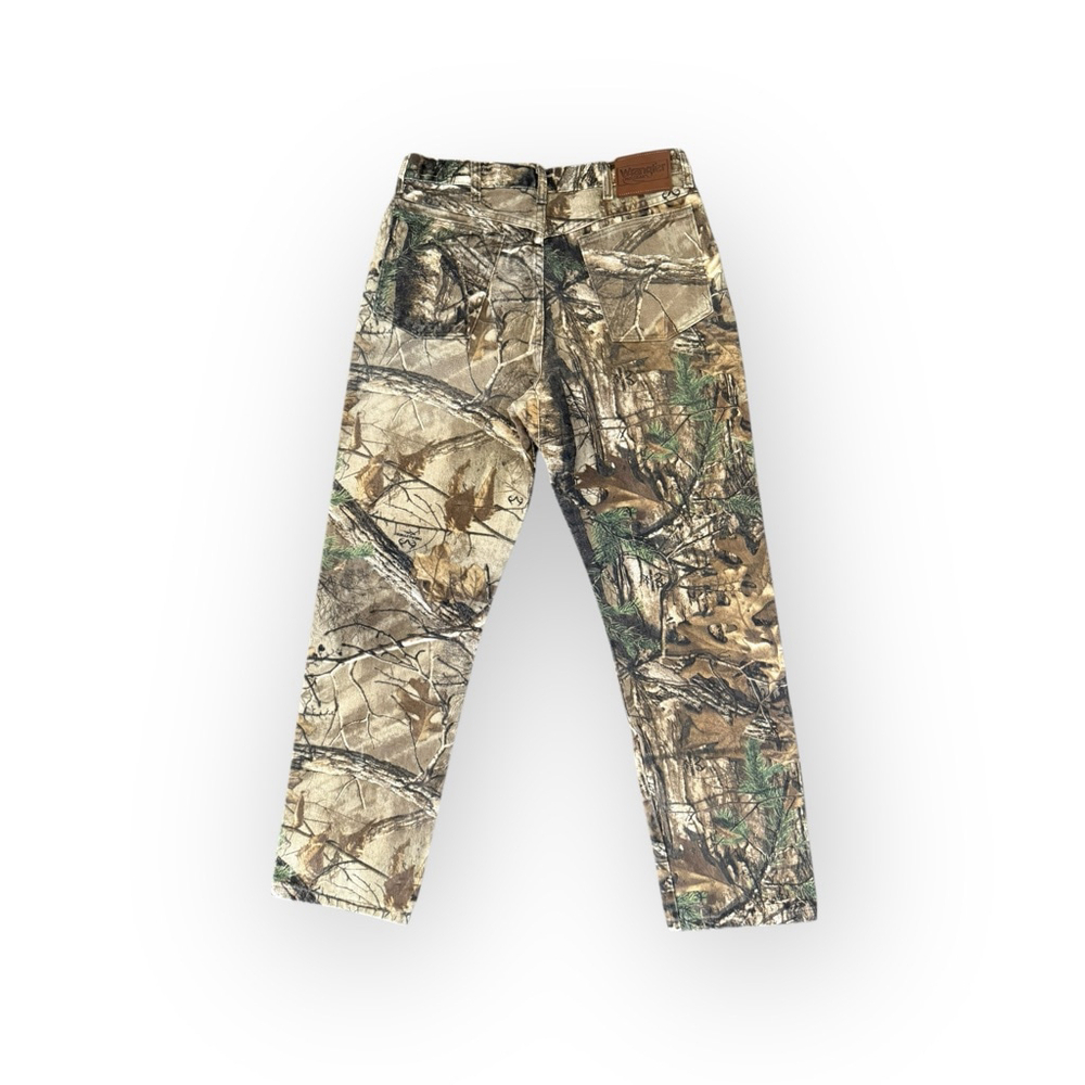 Wrangler Men’s Pro-Gear Realtree Straight Leg Camo Pants 34x32 Brown/Green​ - Picture 5 of 8